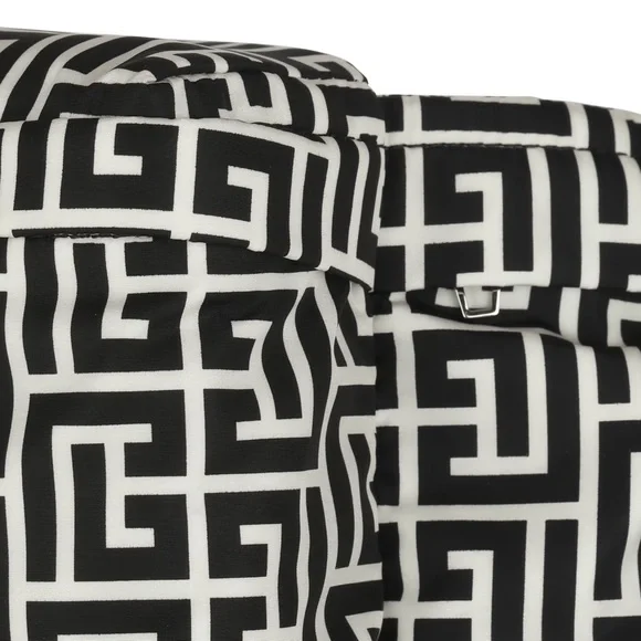 NEW Authentic Balmain Black White City All-Over Belt Bag Waist Bag - Picture 6 of 10